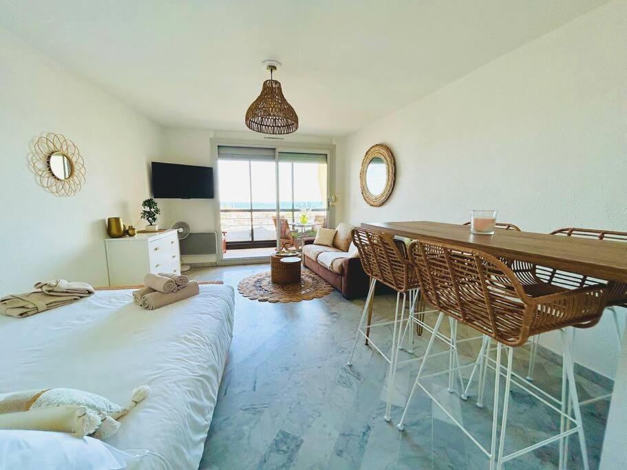 Studio Chic & Cosy Vue Mer, Clim, Parking La Grande-Motte Zewnętrze zdjęcie